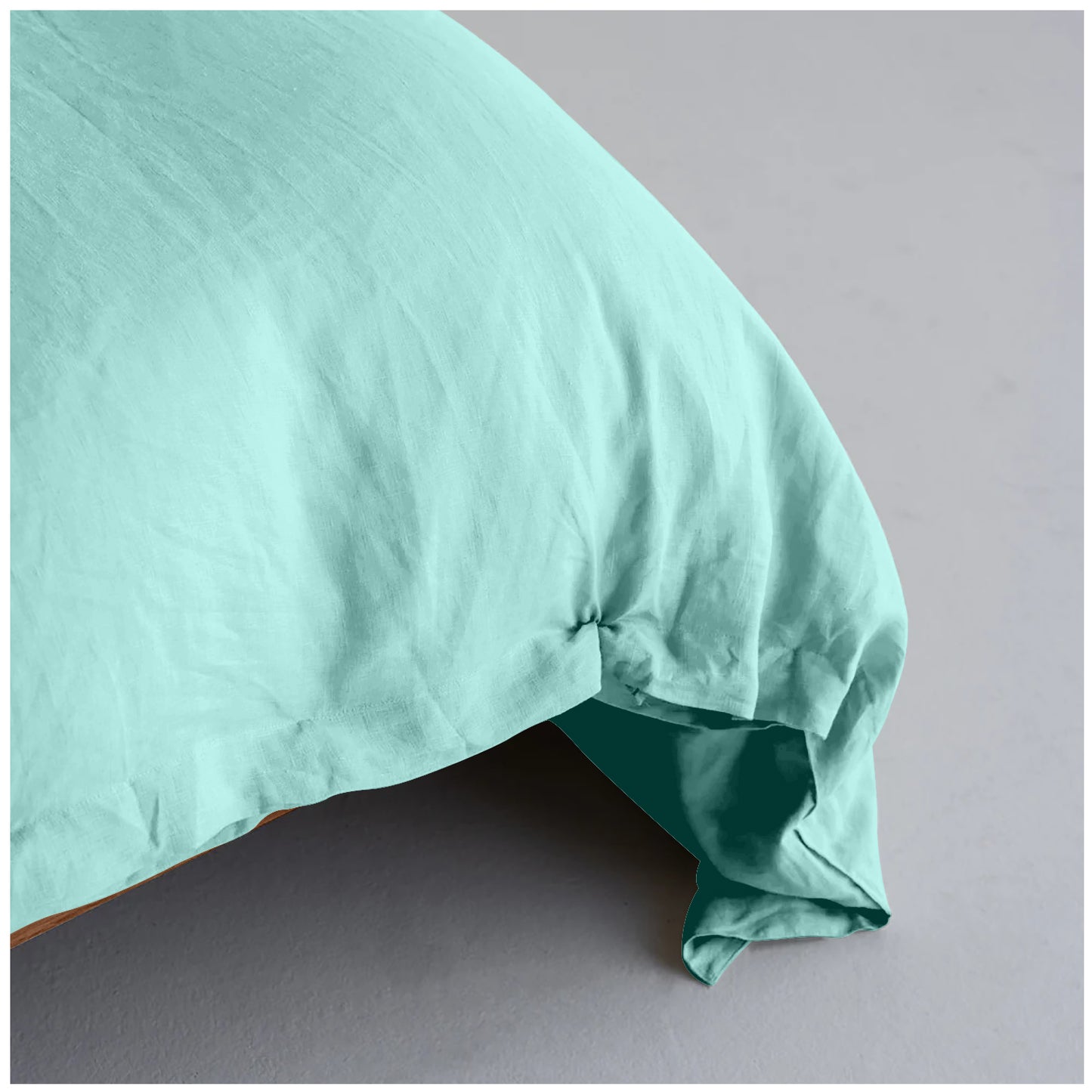 Linen Loft Duck Egg Bedding Collection |Soft, Wrinkle-Resistant Microfiber Duvet Set