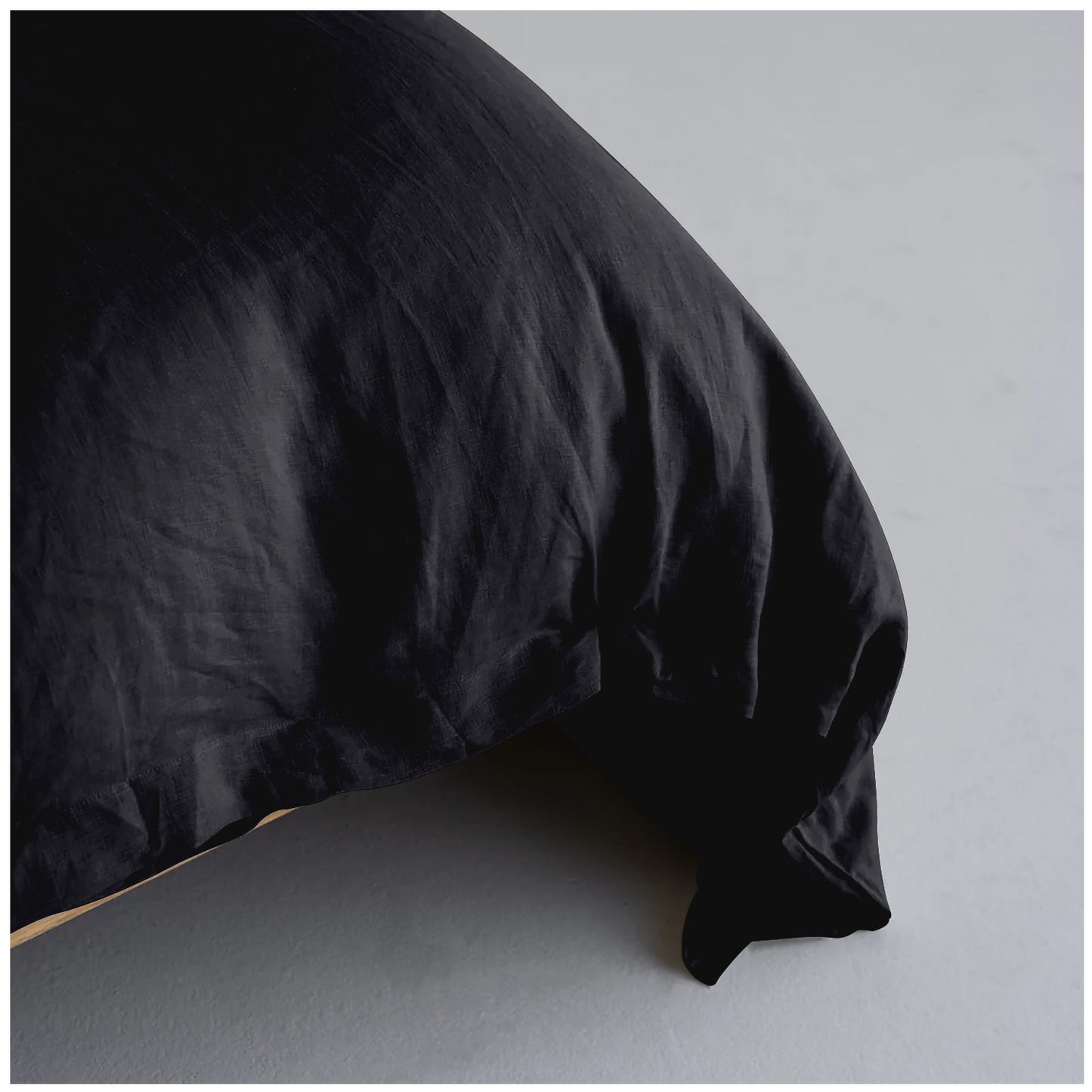 Linen Loft Classic Black | Duvet Cover Set