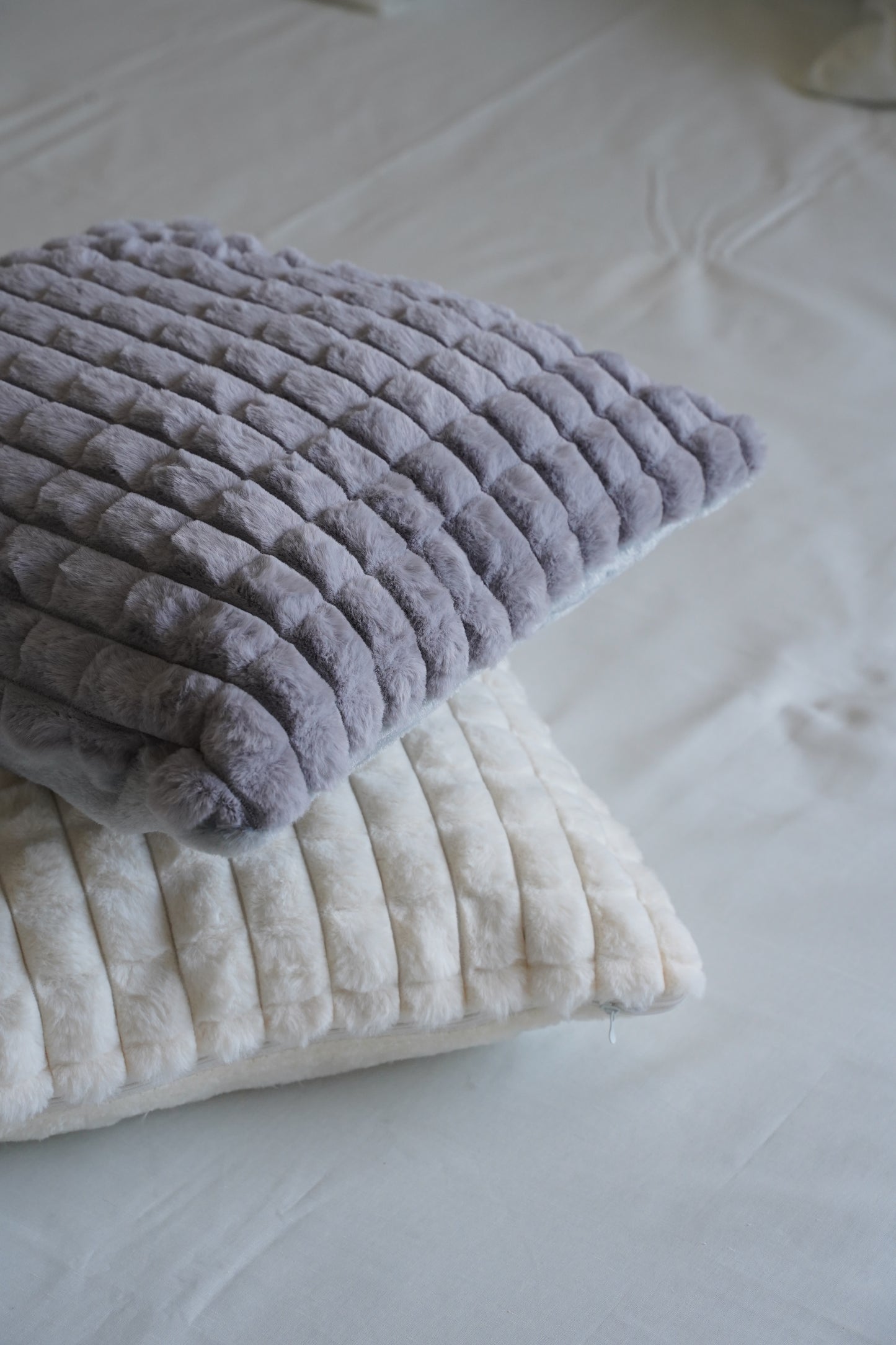 Fluffy Waffle Cushion Cover