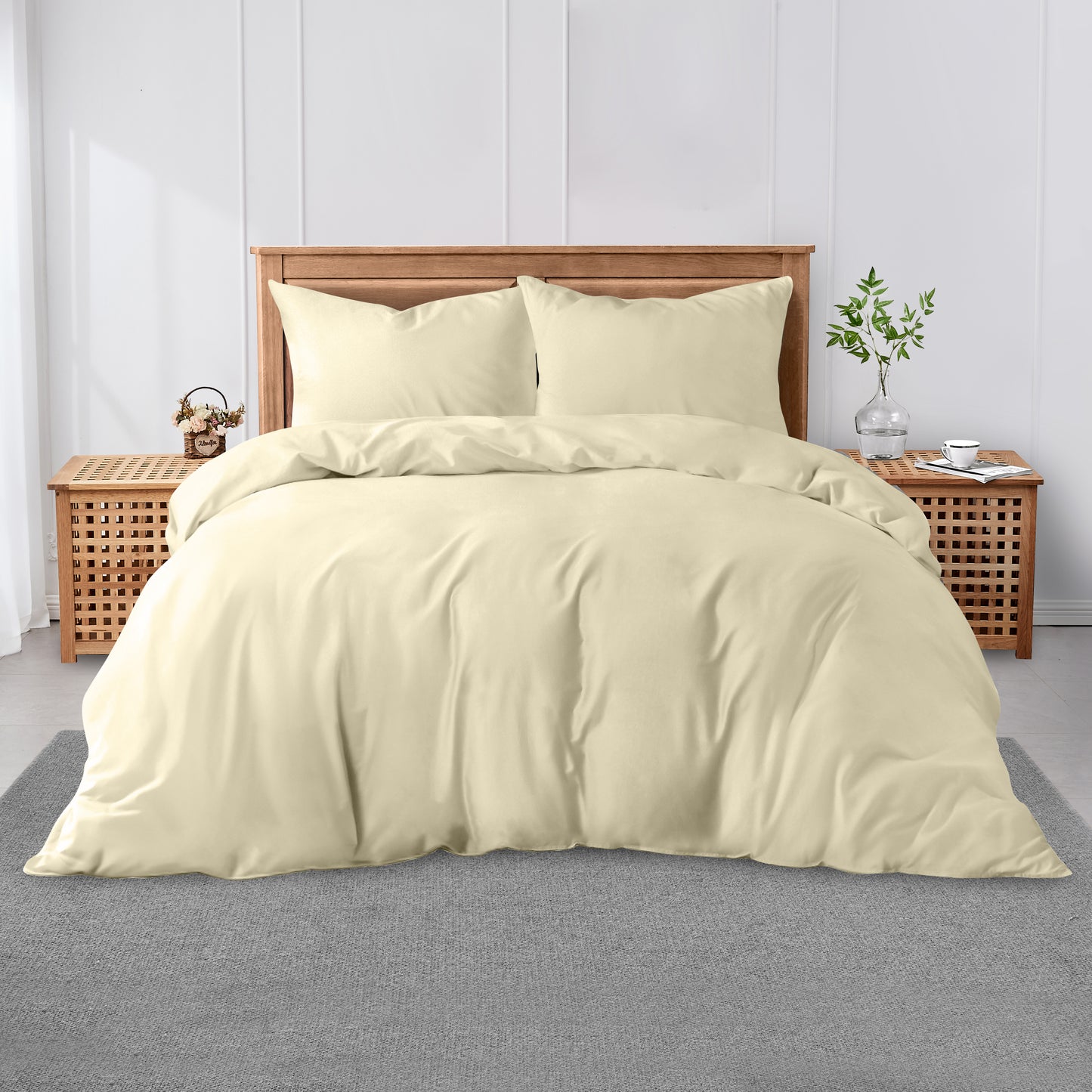 Plain Dyed Duvet Cover – Soft, Elegant & Luxurious Cotton Bedding
