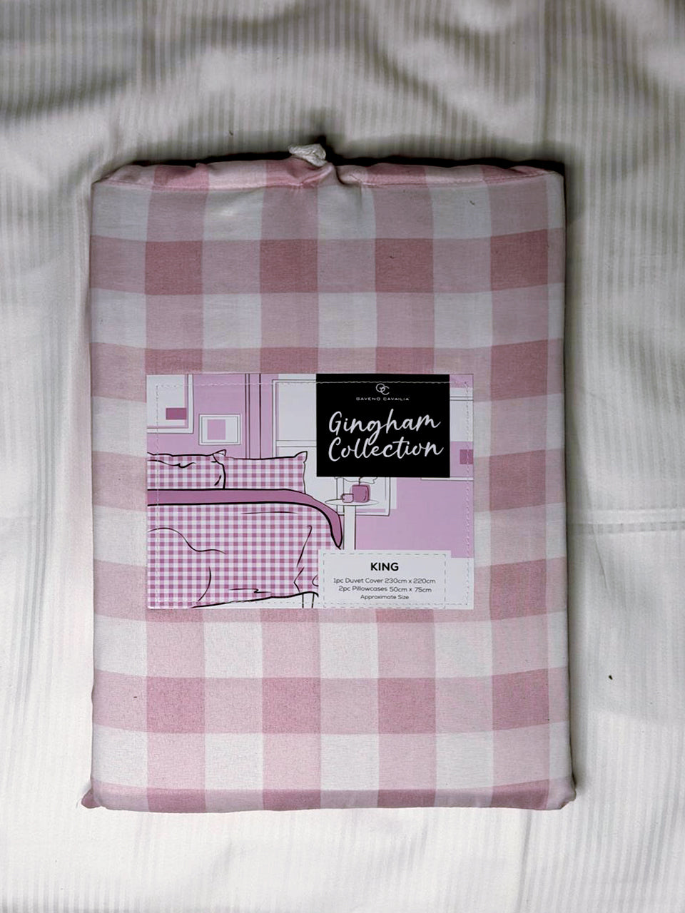 Linen Loft Lilac Gingham Duvet Cover Set | Fresh and Cozy & Chic Vibes