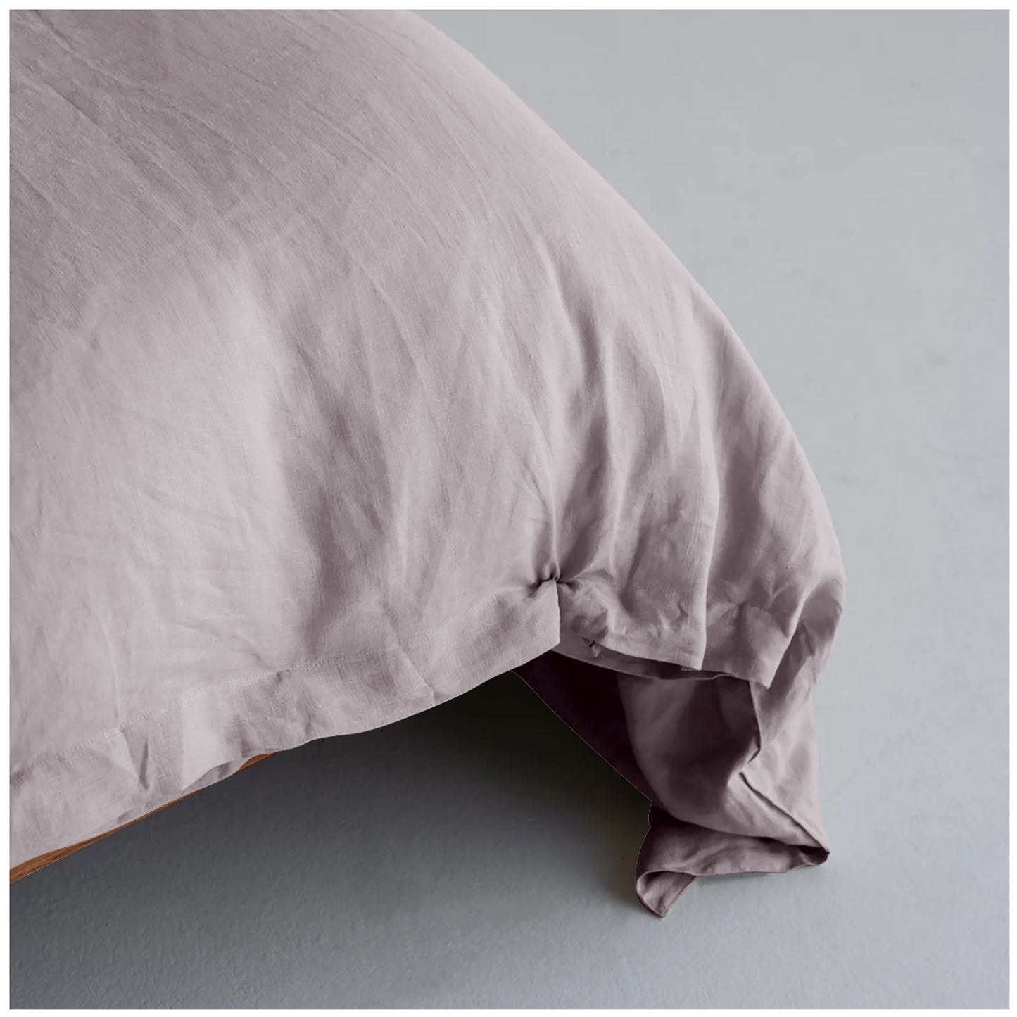 Linen Loft Grey Luxe Duvet Cover Set – Modern Elegance for Everyday Comfort