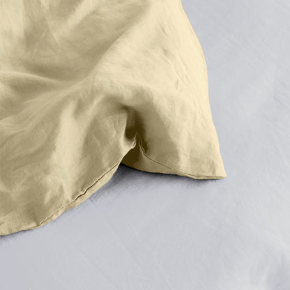 Linen Loft Cozy Cream Duvet Cover Set | Minimalist Design, Lasting Softness