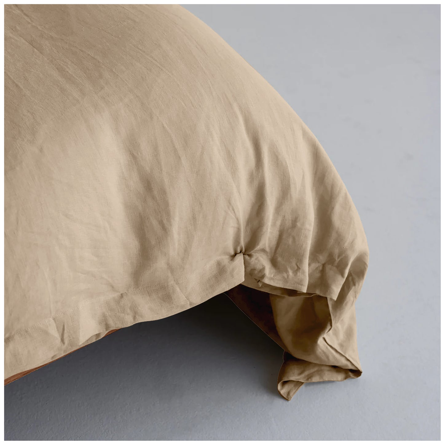 Linen Loft Luxury Natural Bedding Set – Softcore Cozy Vibe Duvet Cover for Modern Bedrooms
