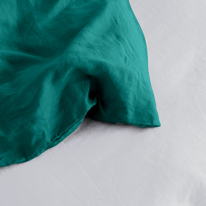 Linen Loft Deep Teal Duvet Set | Elegant, Warm & Aesthetic Bedroom Upgrade
