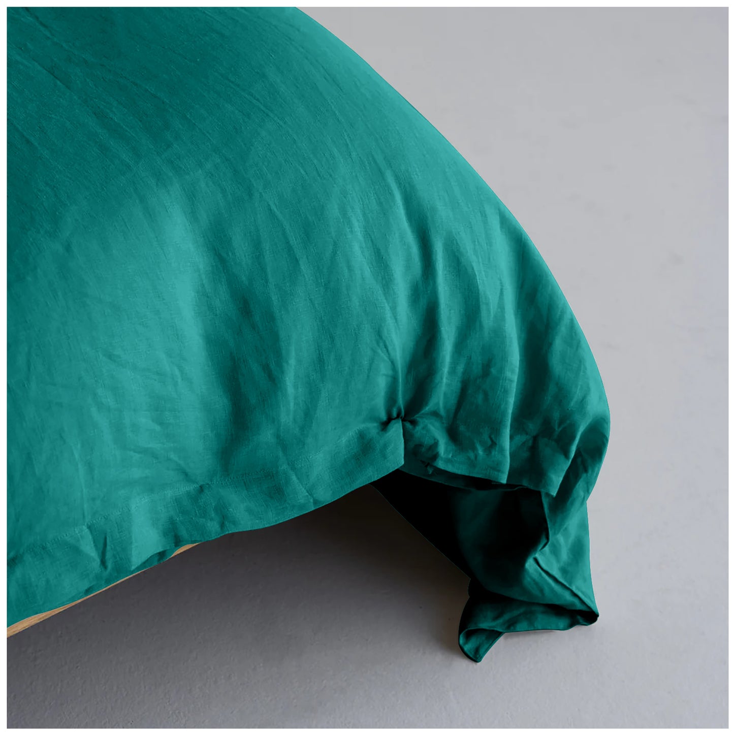 Linen Loft Deep Teal Duvet Set | Elegant, Warm & Aesthetic Bedroom Upgrade