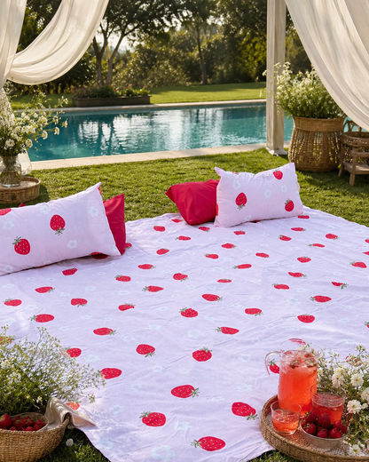 Linen Loft Strawbella Bedding Set - King Size