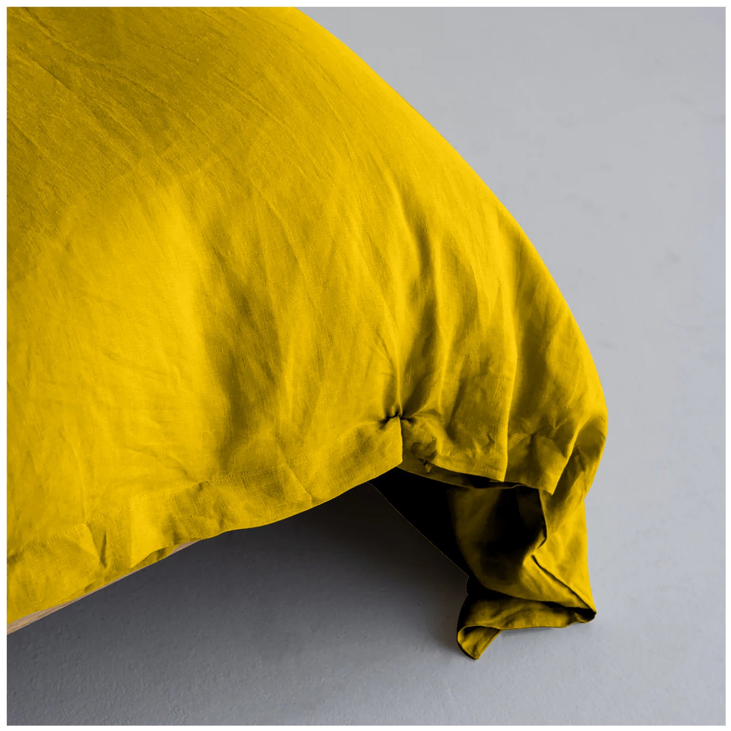 Linen Loft Ochre Luxury Bedding Set – Ultra-Soft Microfiber Vibes for a Cozy Room Glow-Up