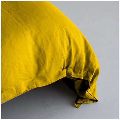 Linen Loft Ochre Luxury Bedding Set – Ultra-Soft Microfiber Vibes for a Cozy Room Glow-Up