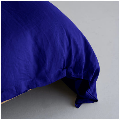 Linen Loft Royal Blue Duvet Cover Set | Chic, Lightweight & Easy-Care Microfiber Bedding