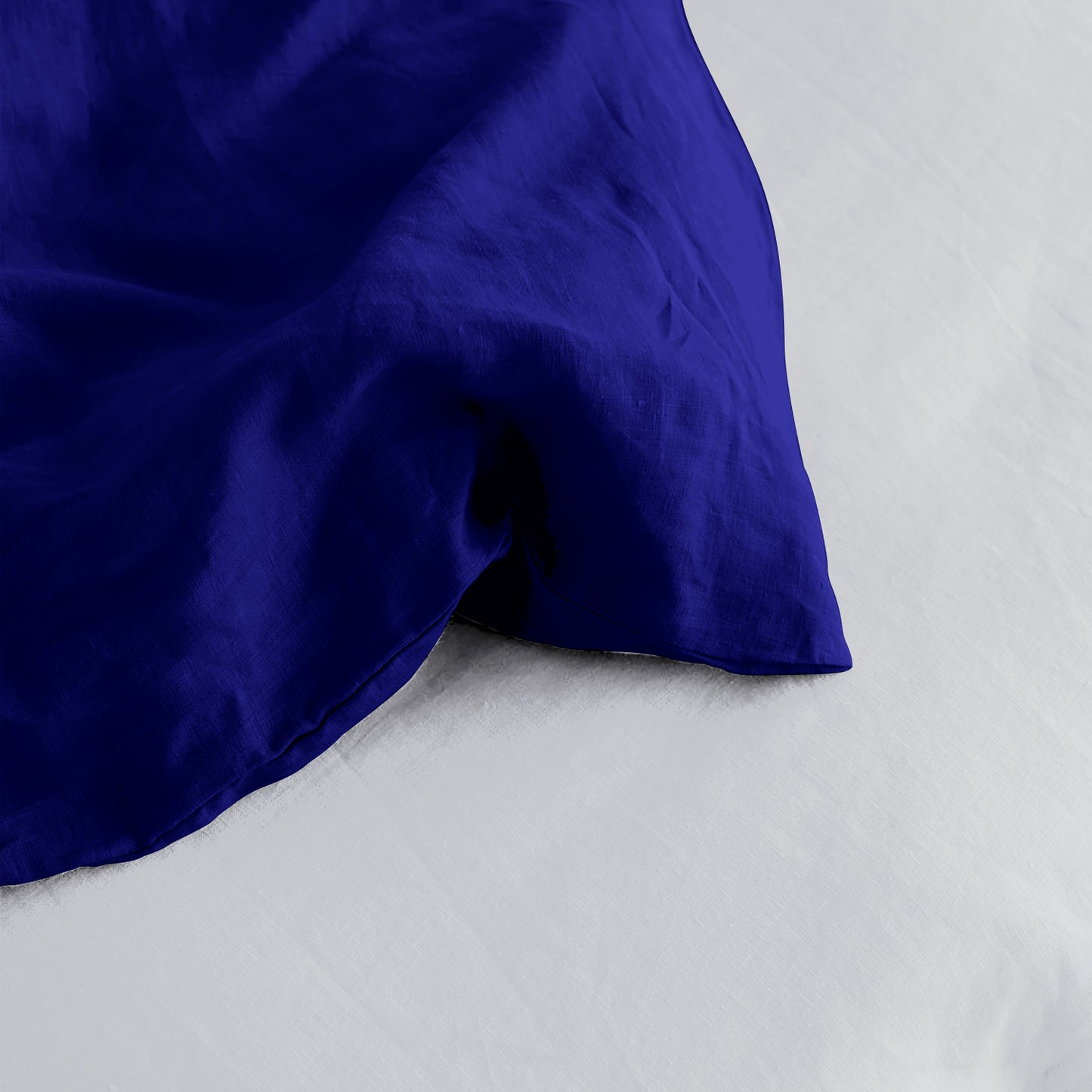 Linen Loft Royal Blue Duvet Cover Set | Chic, Lightweight & Easy-Care Microfiber Bedding