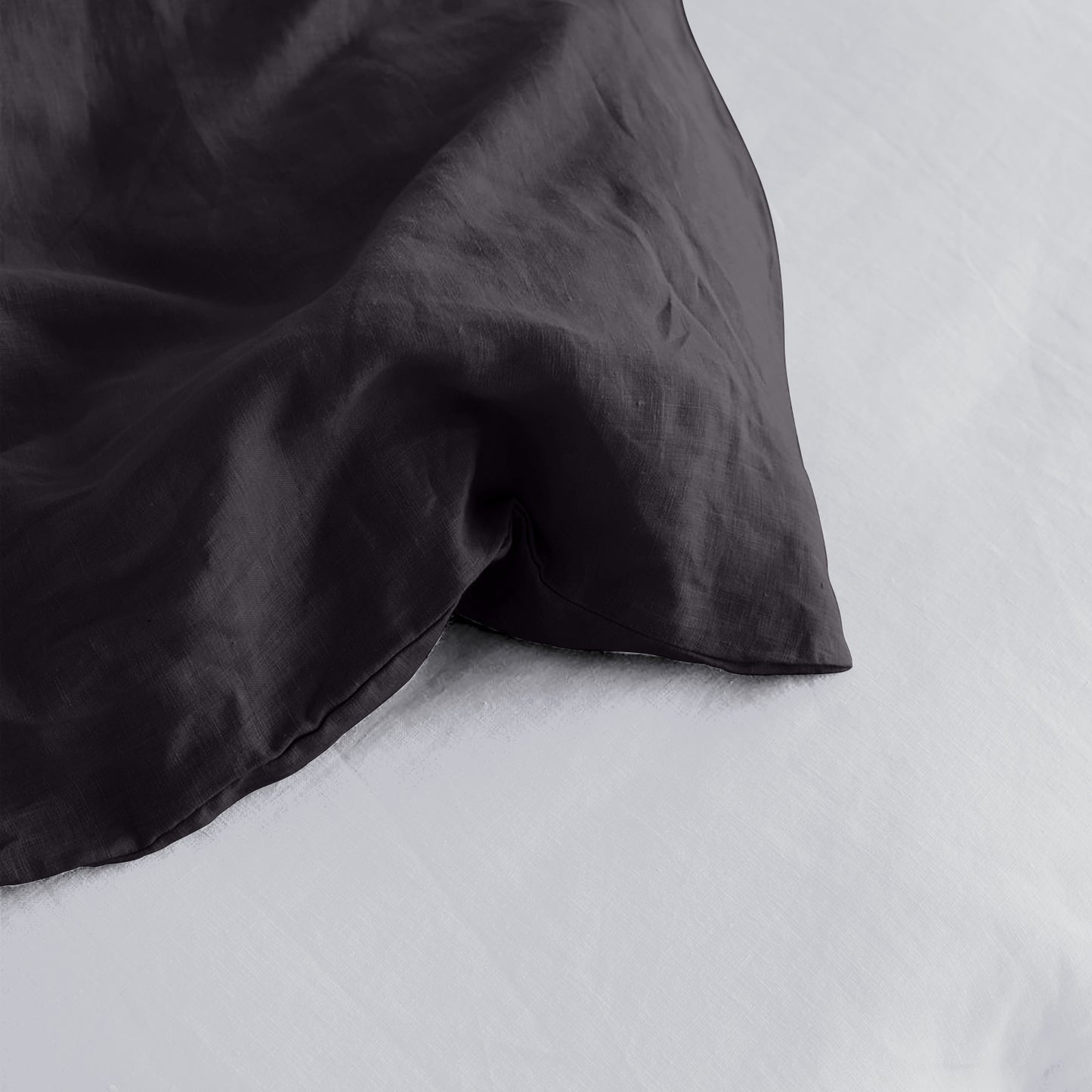 Linen Loft Classic Charcoal Duvet Set | Sleek, Cozy & Easy-Care Bedding