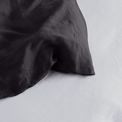 Linen Loft Classic Charcoal Duvet Set | Sleek, Cozy & Easy-Care Bedding