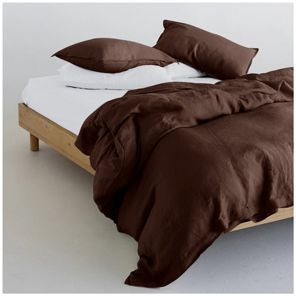 Linen Loft Choco Vibe Bedding Collection | Soft Touch, Modern Look & Easy-Care Comfort