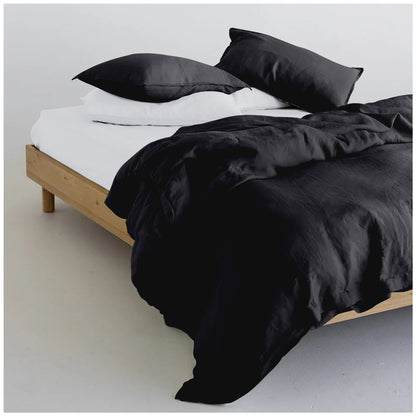 Linen Loft Classic Black | Duvet Cover Set