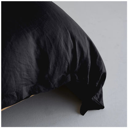 Linen Loft Classic Black | Duvet Cover Set