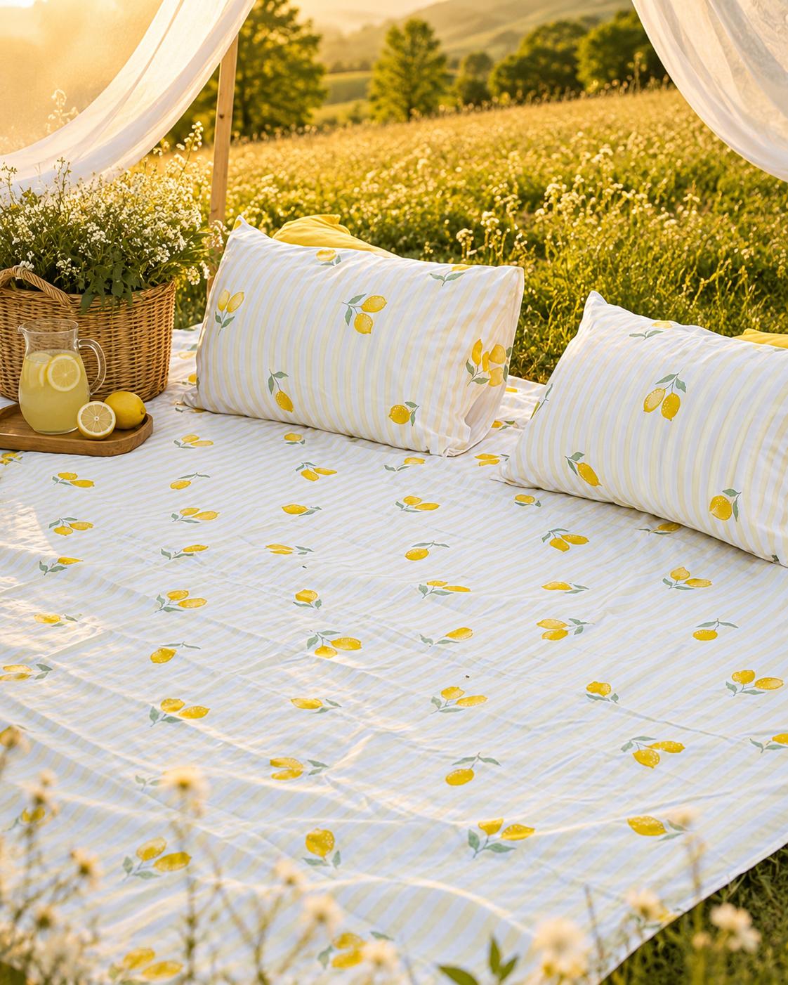 Linen Loft Citrina Bedding Set - King Size
