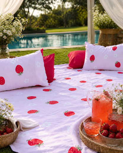 Linen Loft Strawbella Bedding Set - King Size