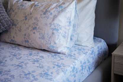 Printed Floral Bed Sheet Set