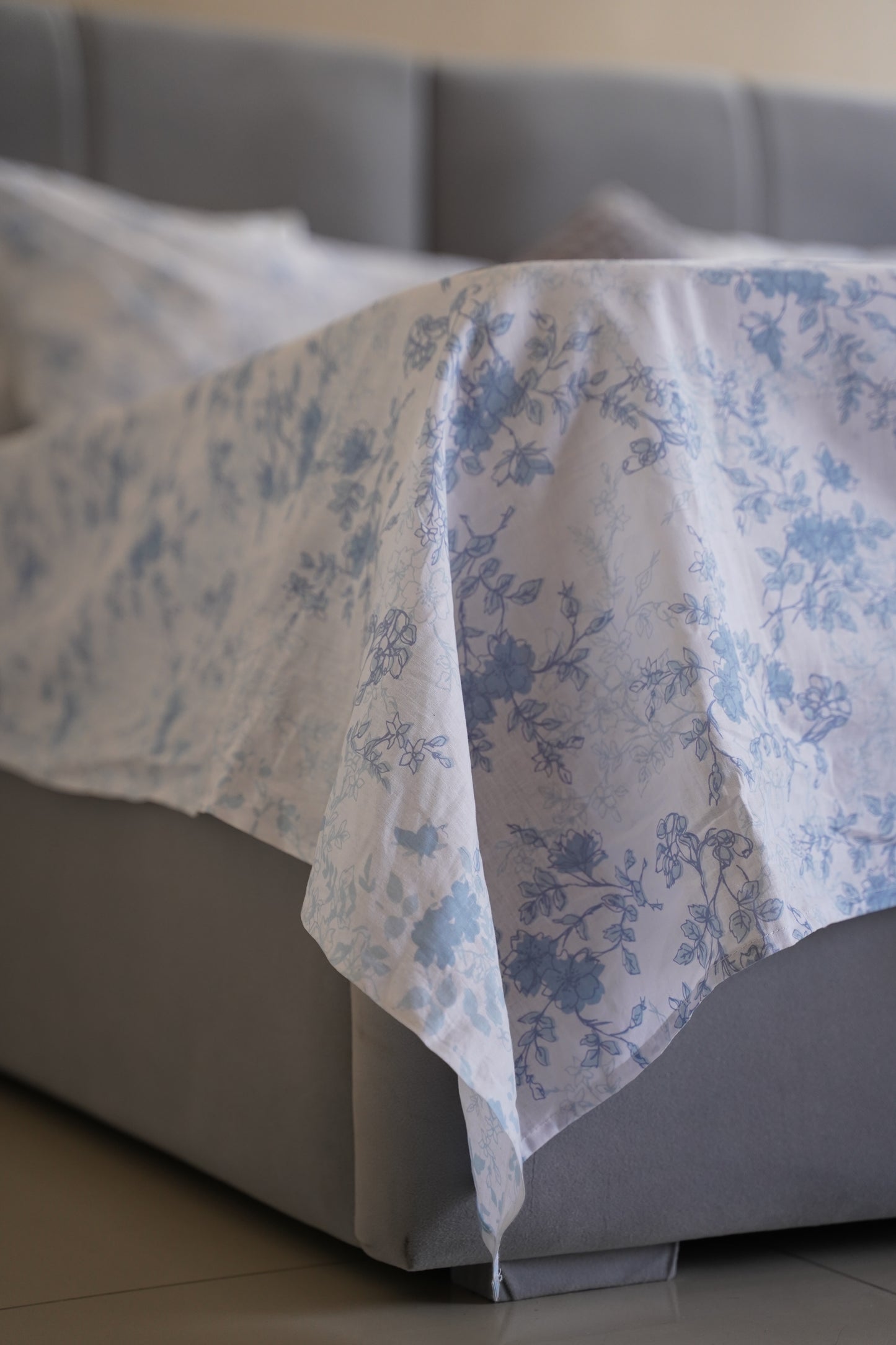 Printed Floral Bed Sheet Set