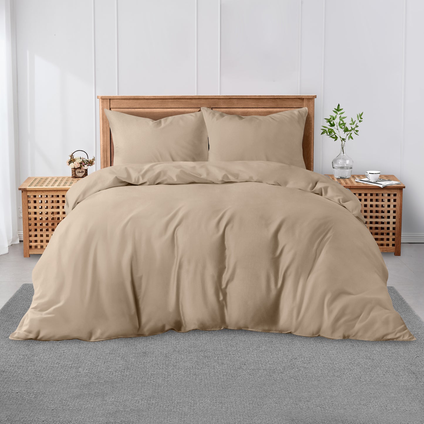 Plain Dyed Duvet Cover – Soft, Elegant & Luxurious Cotton Bedding