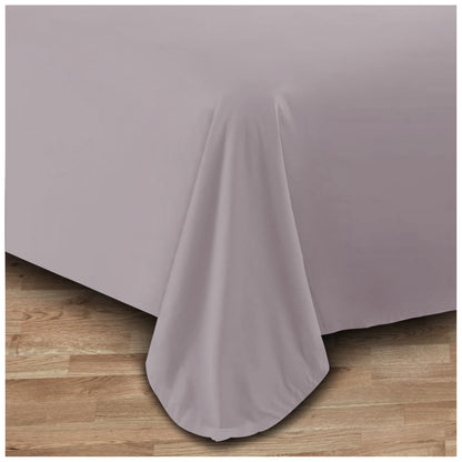 Plain Aura Flat Sheet Grey