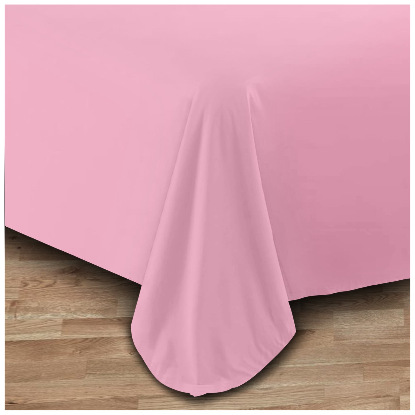 Linen Loft Pink Flat Sheet - King size
