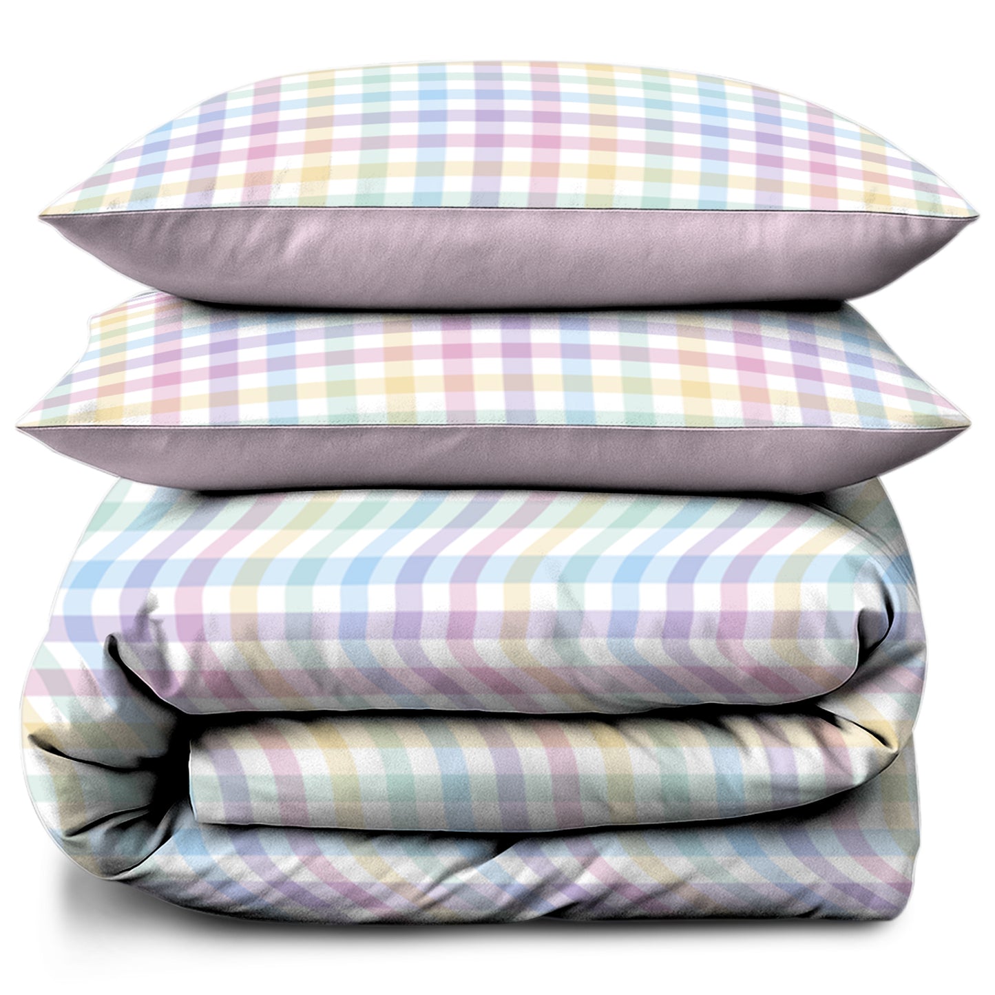 Linen Loft Signature Pastel Gingham Bedding Set | Effortless Comfort & Style