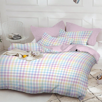 Linen Loft Signature Pastel Gingham Bedding Set | Effortless Comfort & Style