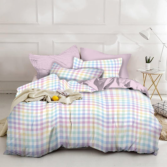 Linen Loft Signature Pastel Gingham Bedding Set | Effortless Comfort & Style