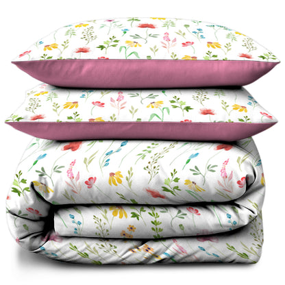 Linen Loft Meadow Floral Duvet Cover Set – Soft & Refreshing Bedding