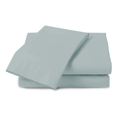 Plain Aura Flat Sheet Duck Egg