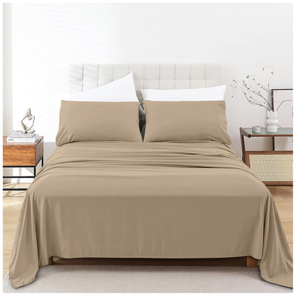 Plain Aura Flat Sheet Natural