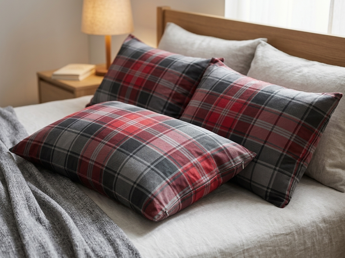Linen Loft Highland Tartan Pillowcase Pair