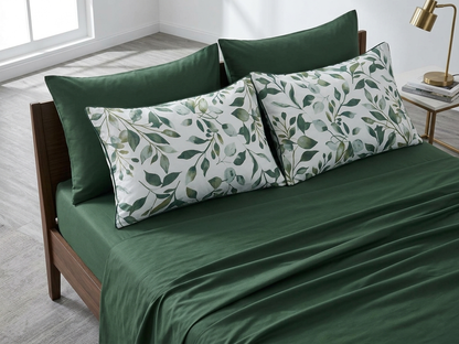 Linen Loft Emerald Whisper Bedding Set – King Size