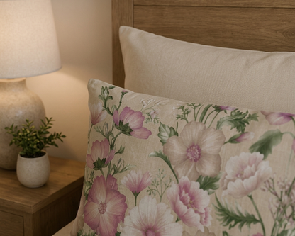 Linen Loft Blossom Beige Bedding Set - King Size