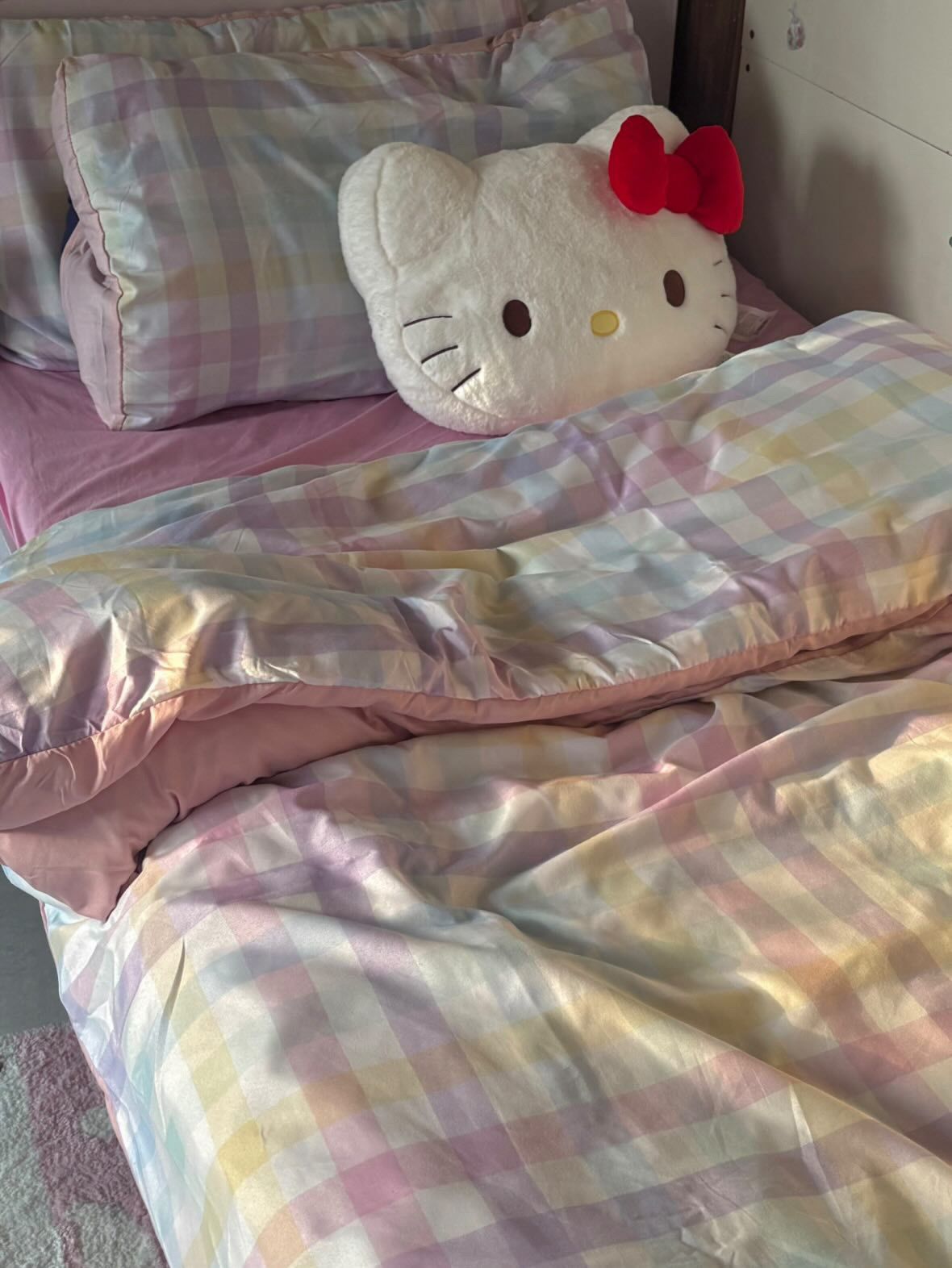 Linen Loft Signature Pastel Gingham Bedding Set | Effortless Comfort & Style