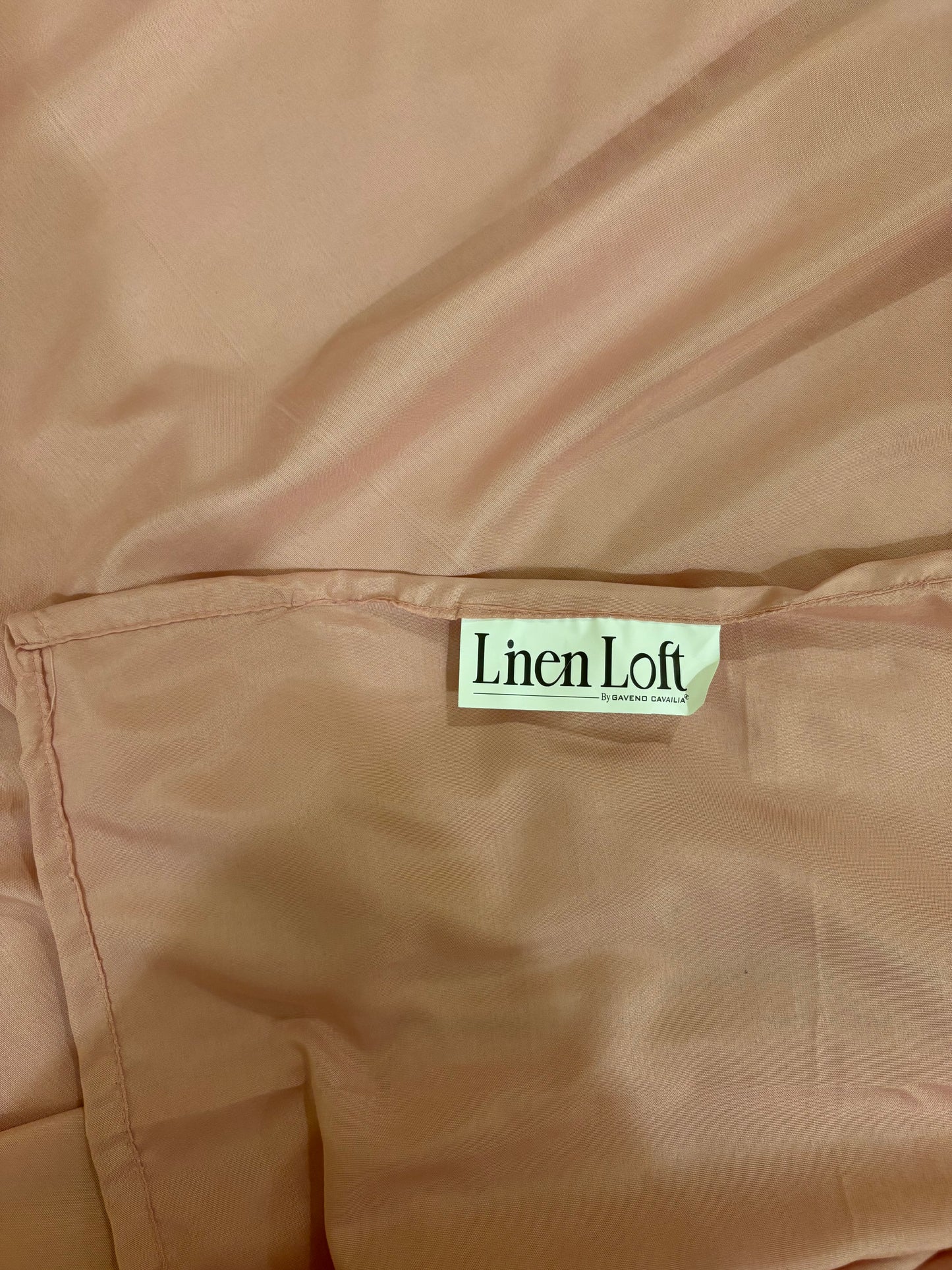 Linen Loft Midnight Navy & Rose Pink Reversible Duvet Cover Set - King Size