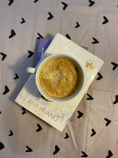 Polka Hearts 100% Cotton Satin King Size Bedsheet with Pillowcases – High Thread Count Bedding (108 x 102 Inches)