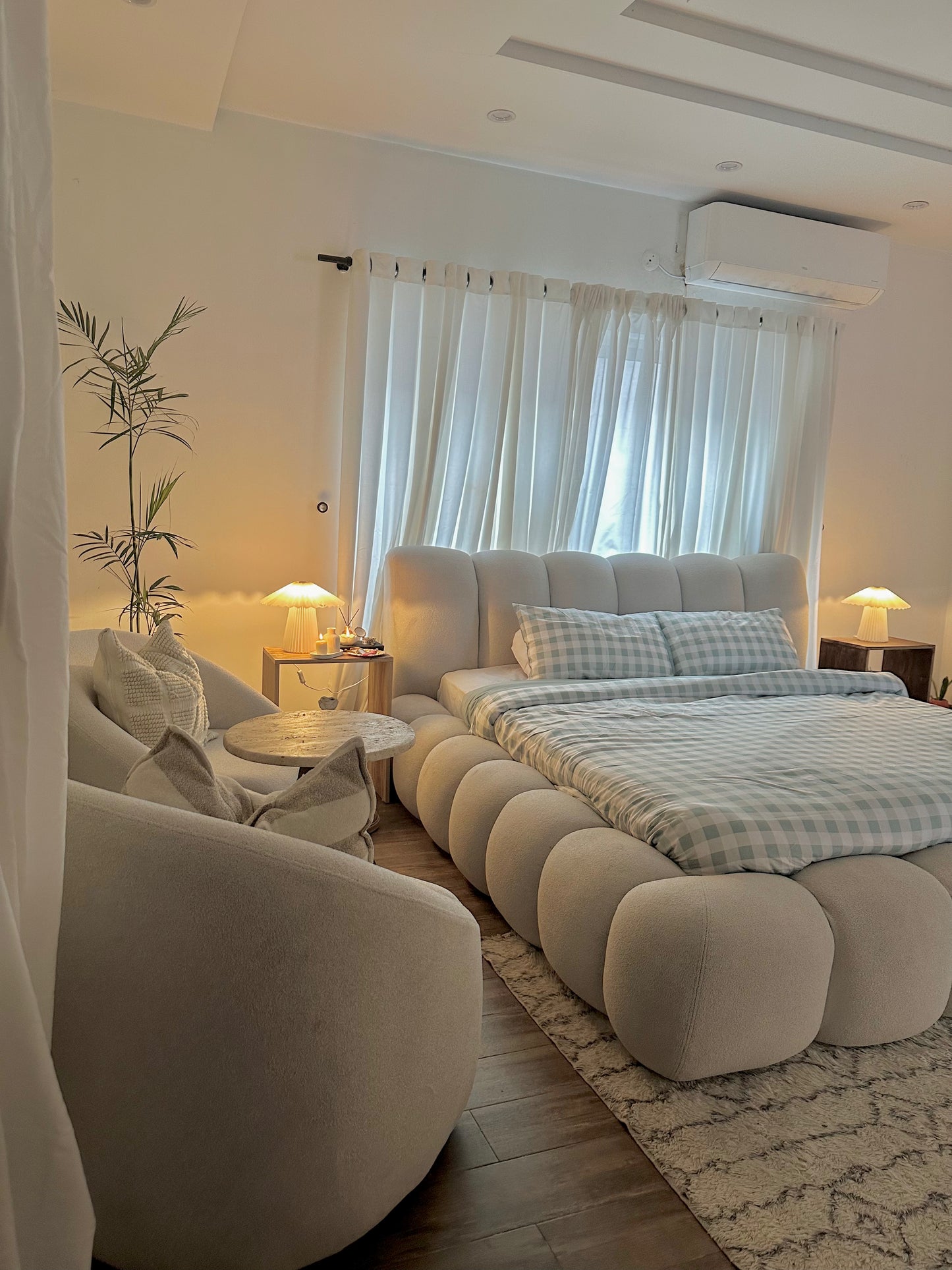 Linen Loft Trendy Gingham Bedding | Soft, Stylish, and Cozy in Sage Green