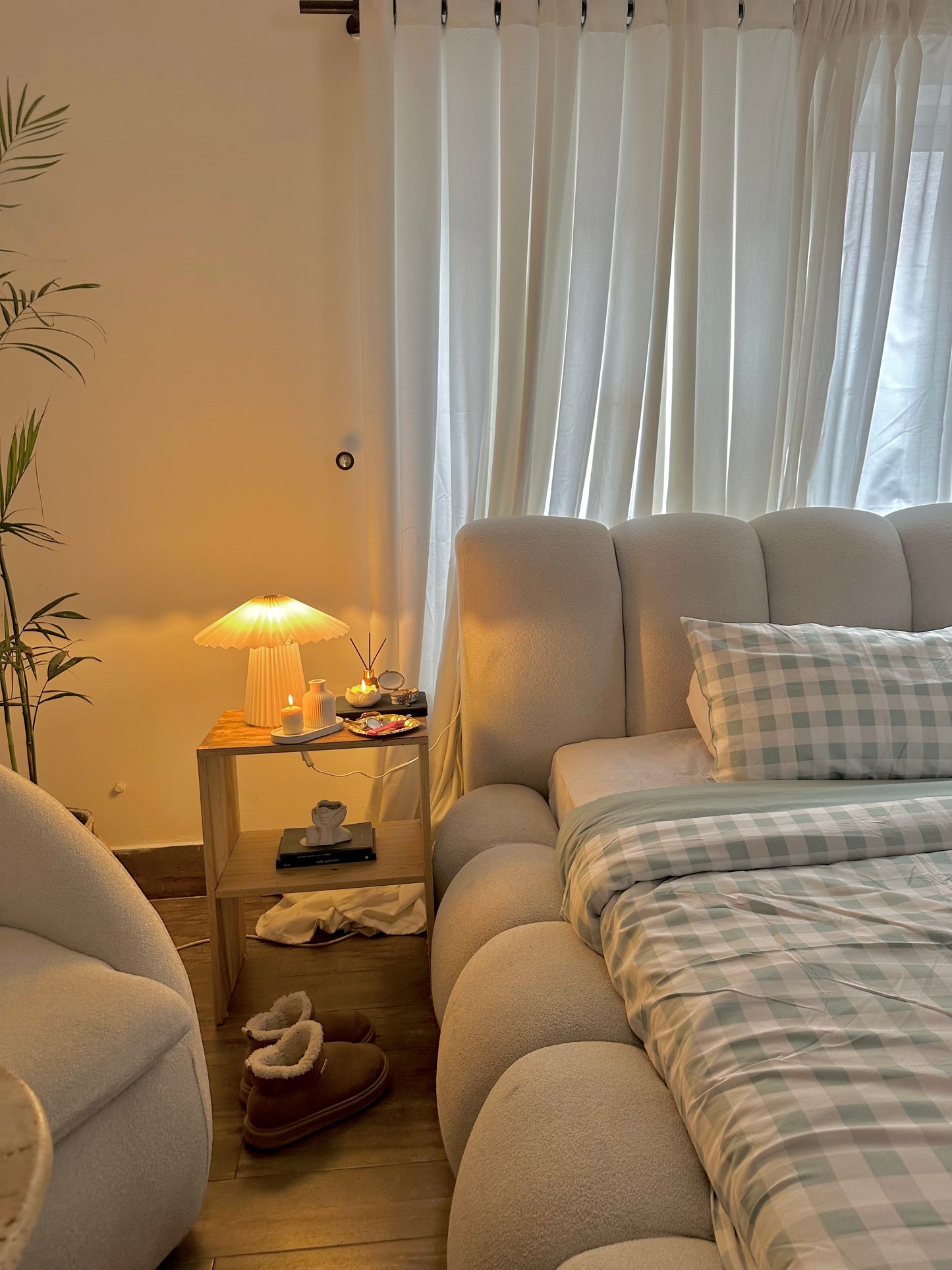 Linen Loft Trendy Gingham Bedding | Soft, Stylish, and Cozy in Sage Green