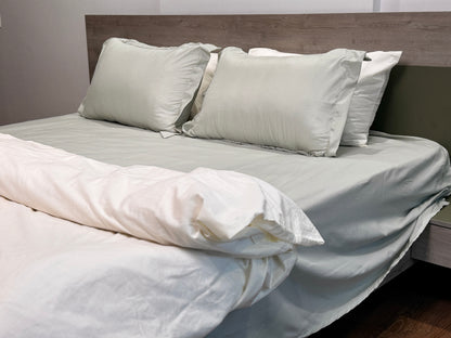 Plain Dyed Duvet Cover Cream – Soft, Elegant & Luxurious Cotton Bedding