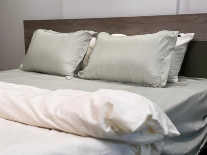 Plain Dyed Duvet Cover Cream – Soft, Elegant & Luxurious Cotton Bedding