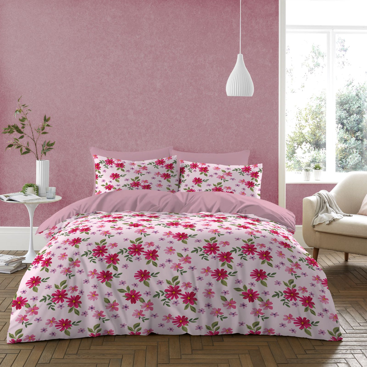 Linen Loft Meadow Floral Duvet Cover Set – Soft & Refreshing Bedding