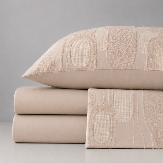 Linen Loft Sandstone Bedding Set - King Size