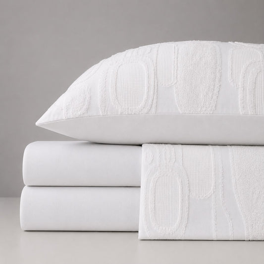 Linen Loft  Snow White Bedding Set - King Size
