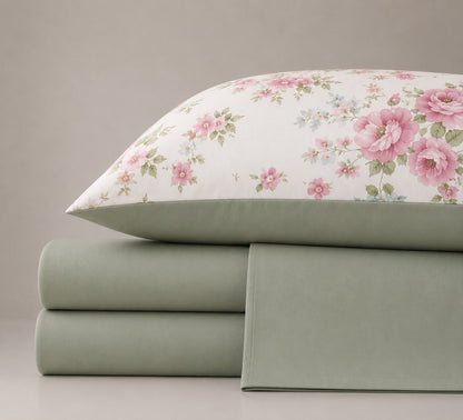 Linen Loft Mint Whisper Bedding Set – King Size