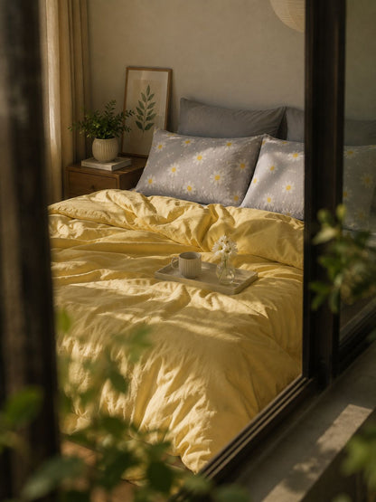 Linen Loft  Morning Daisy Bedding Set - King size