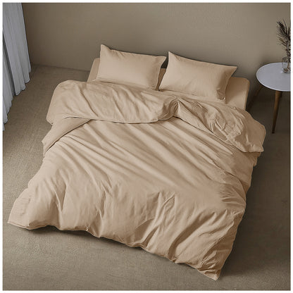 Plain Dyed Duvet Cover Natural – Soft, Elegant & Luxurious Cotton Bedding