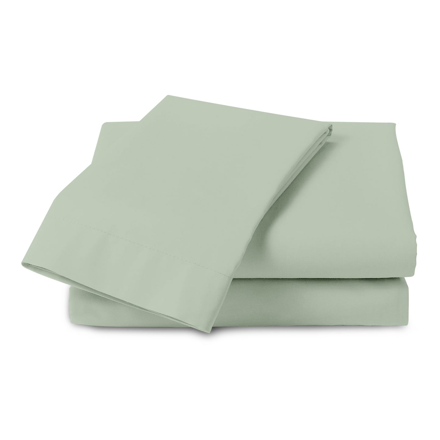 Linen Loft  Sage Green Flat Sheet - King size